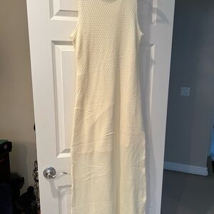 Rag & Bone Knit Elegant Cream Sleeveless Dress size Medium